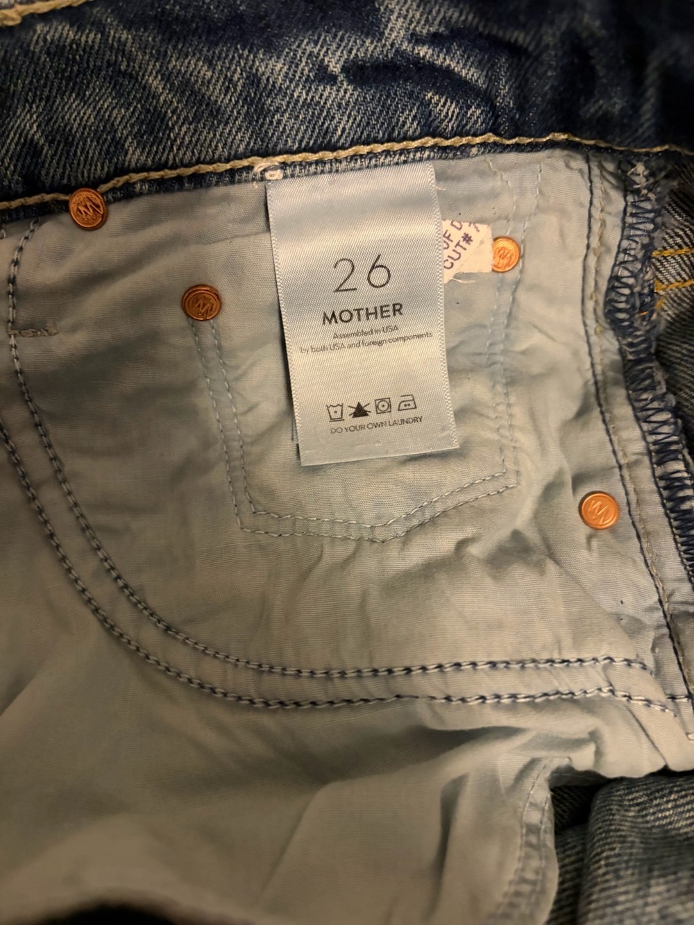 MOTHER SUPERIOR High Waisted Spinner Skimp: A Day In The Life Of Daniel Jeans - Picture 5 of 8